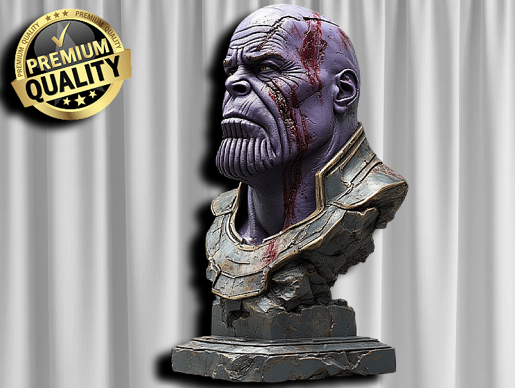 Thanos Broken Statue