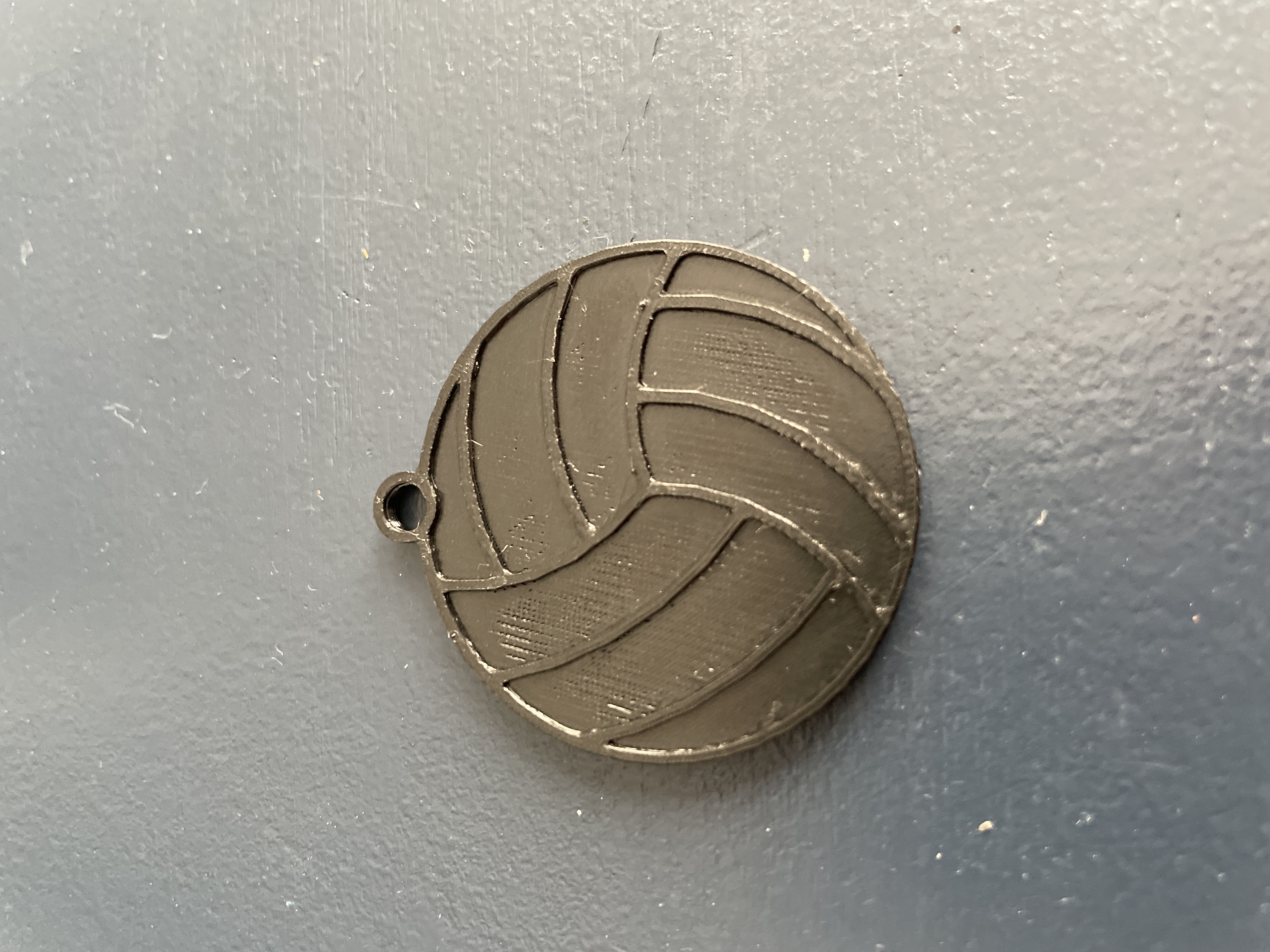 Volleyball keychain