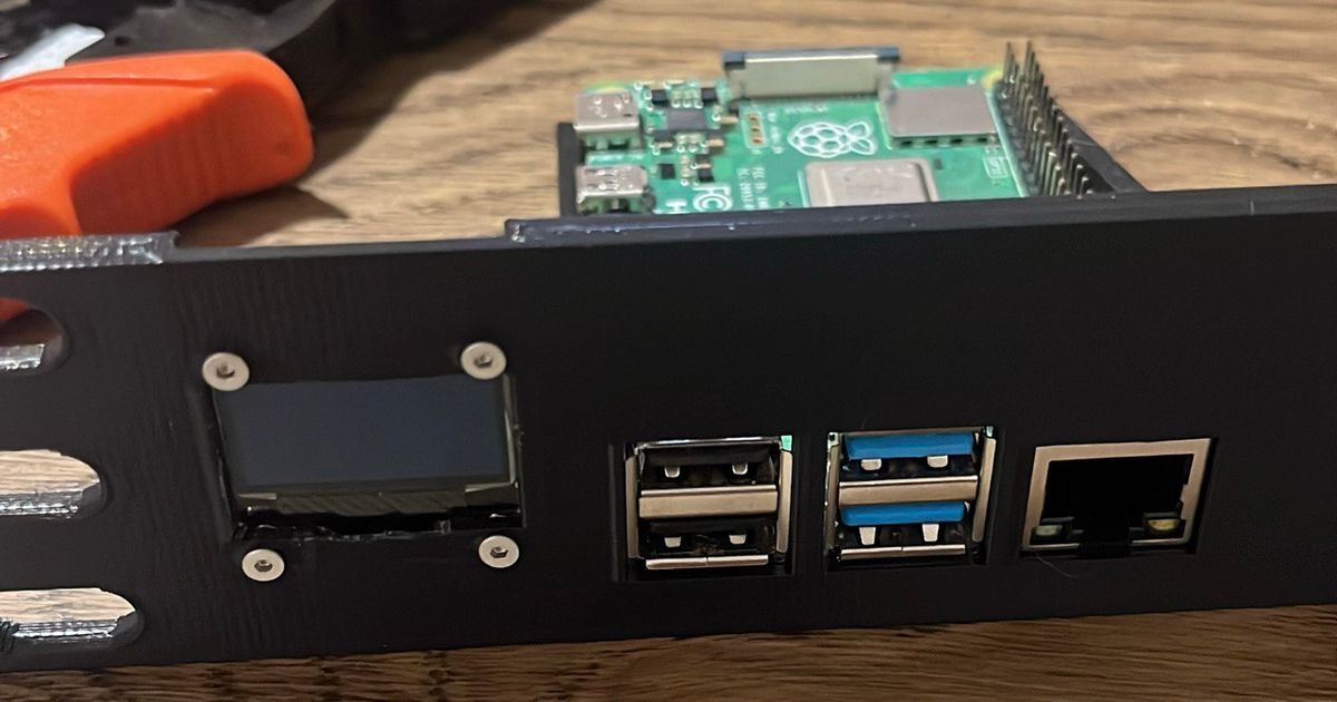 Raspberry Pi 4B 10-Inch Rack Mount by Maurício Pessoa | Download free ...
