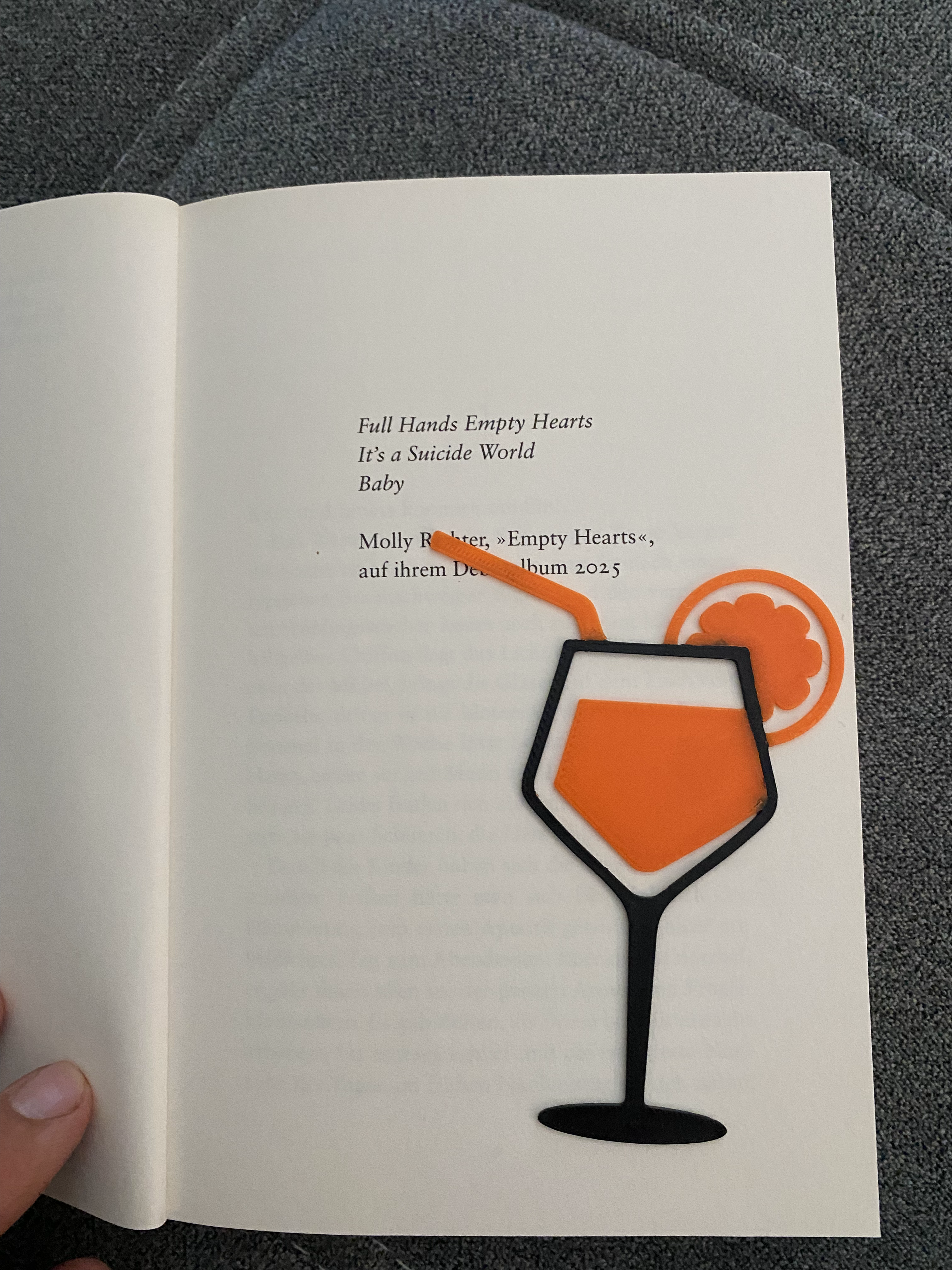 Aperol Bookmark