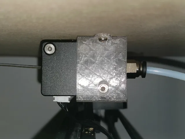 Ender 3 S1 Filament Sensor PTFE Fitting Mod (optional Srew on)