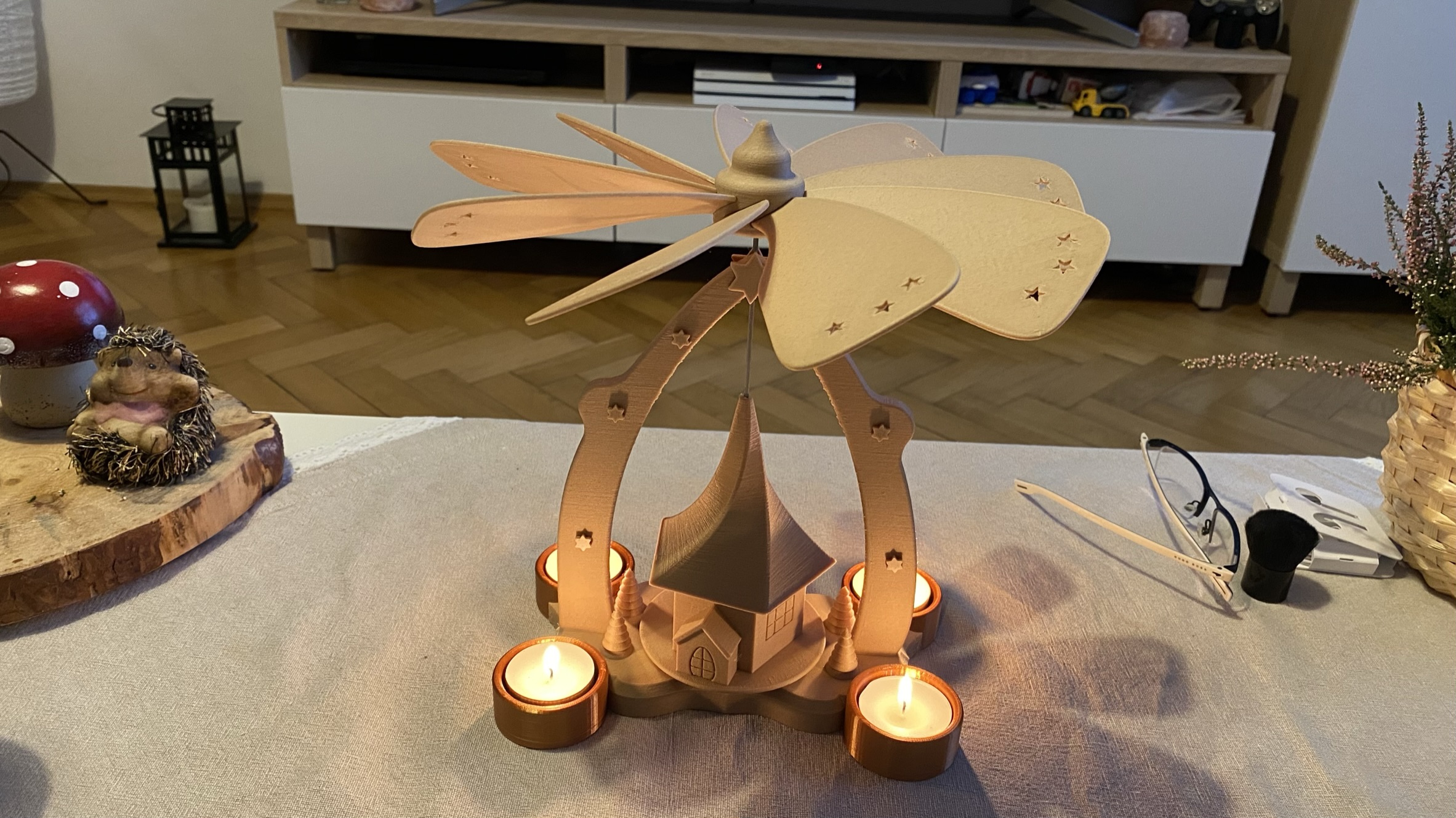 Christmas windmill - Vánoční svícení
