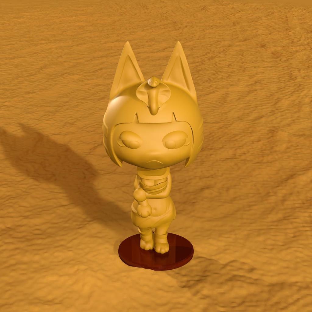 Ankha Animal Crossing by Prof Victor | Download free STL model |  Printables.com