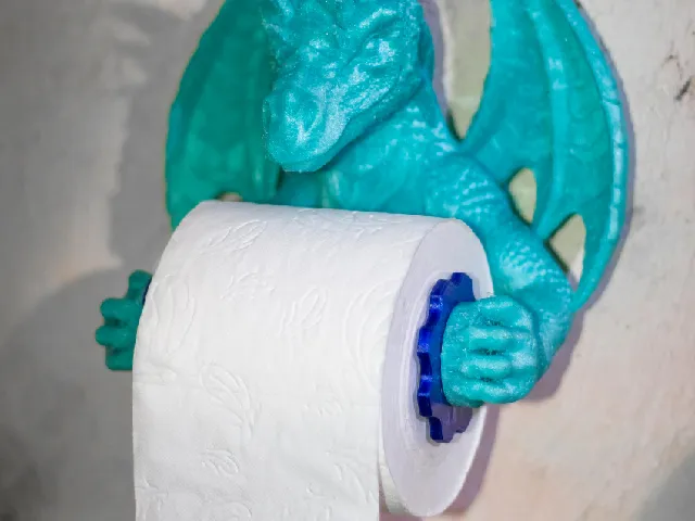 Bar for Toilet Paper Dragon (by Kimbolt)