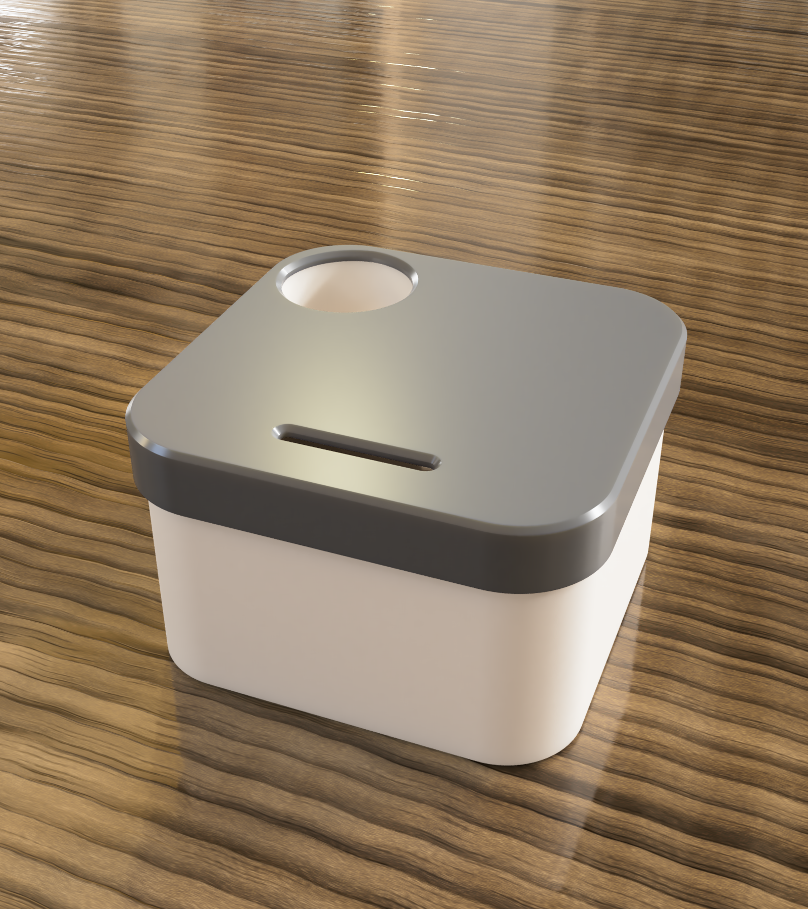 Clean/Simple Piggy Bank (easy printing)