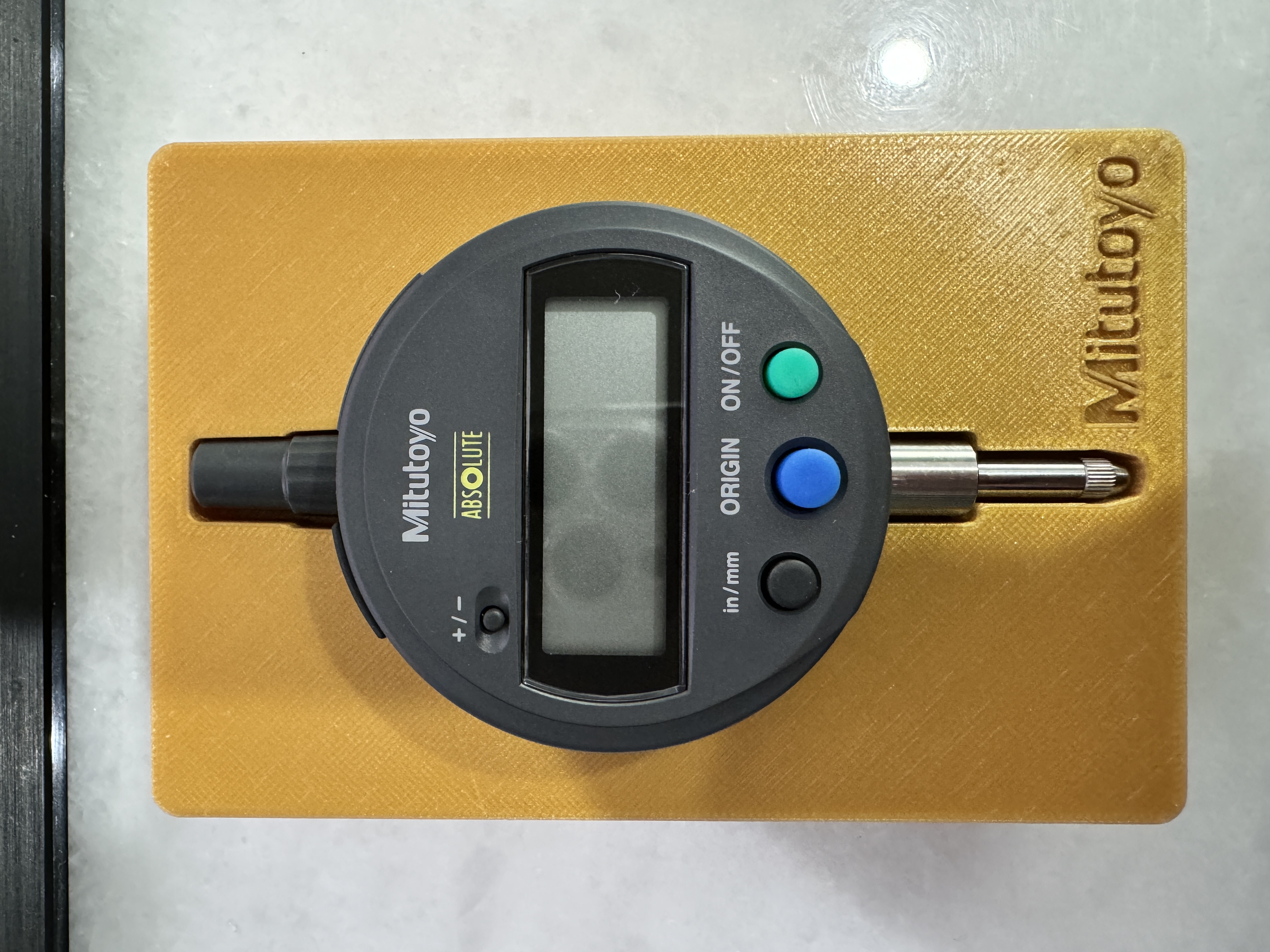 Mitutoyo Series 534 Absolute Indicator holder for Gridfinity