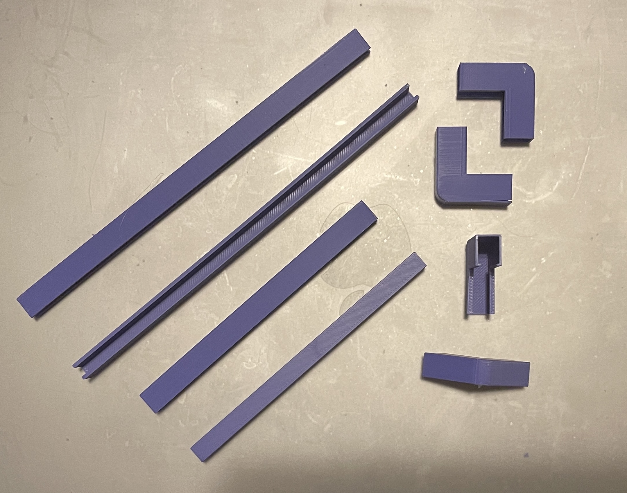 U-Channels - 119mm & 174mm x 7.6mm x 10mm (Edges)