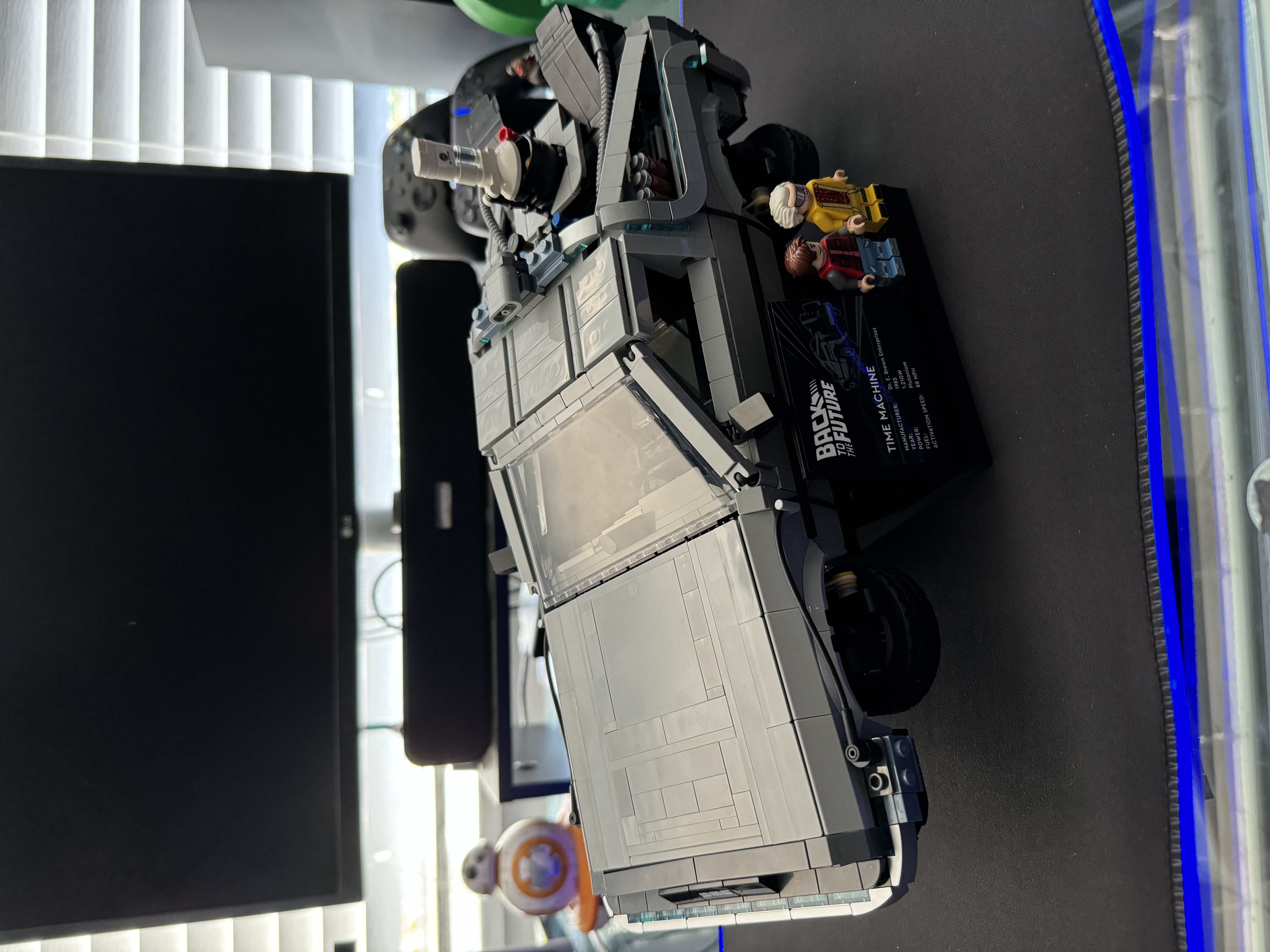 Back to the Future Lego Delorean Stand