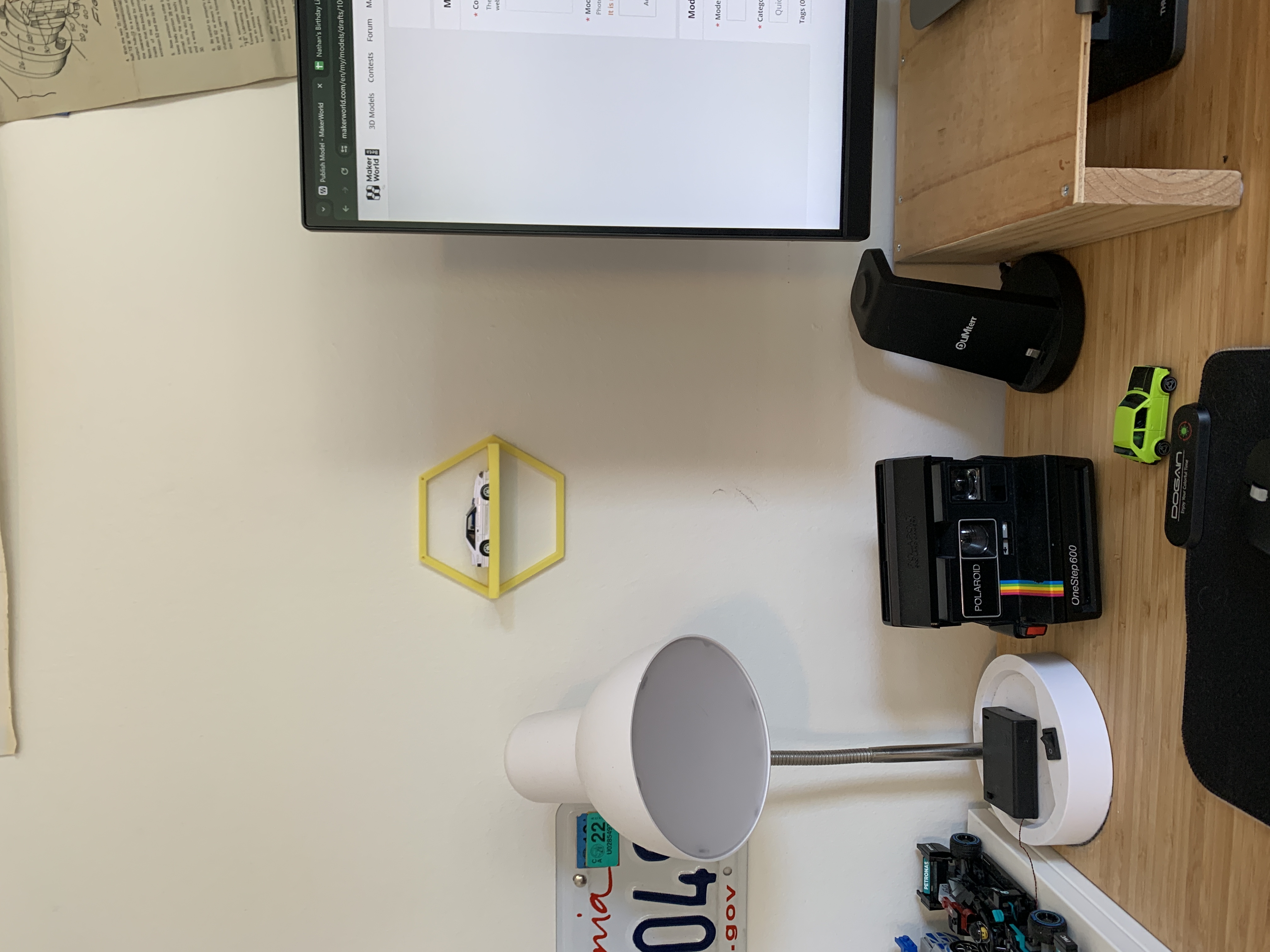 1:64 Model Car Wall Display