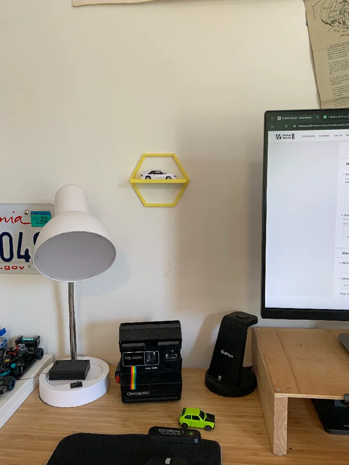 1:64 Model Car Wall Display by Byte-sized Stem | Download free STL ...