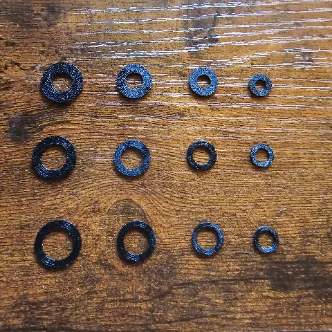 Rubber washers/gaskets