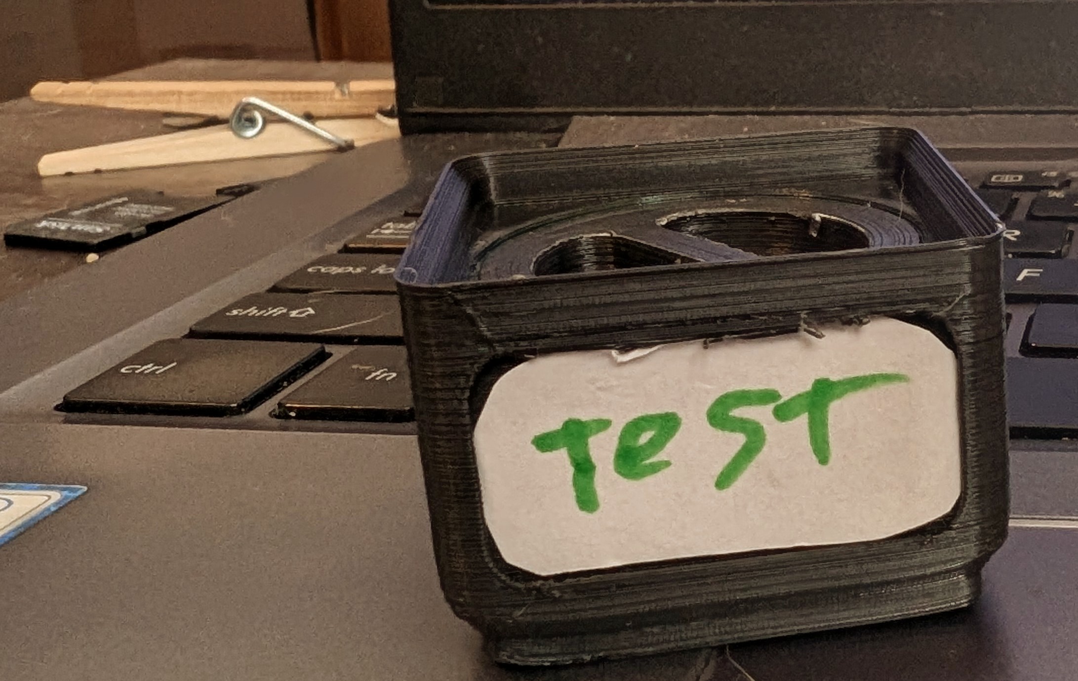 Gridfinity Screw Top Jars with label frame