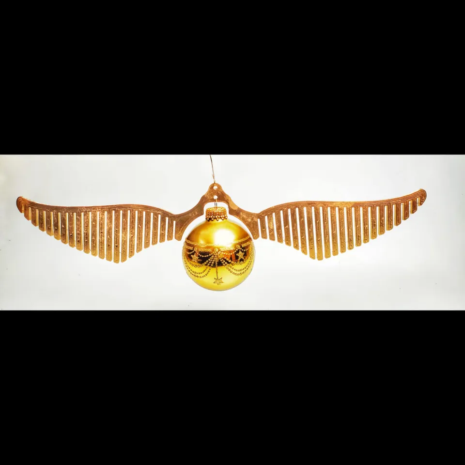 Golden snitch / goldener Schnatz Harry Potter christmas ball