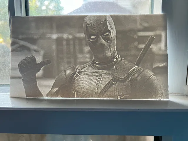 Deadpool Lithophane