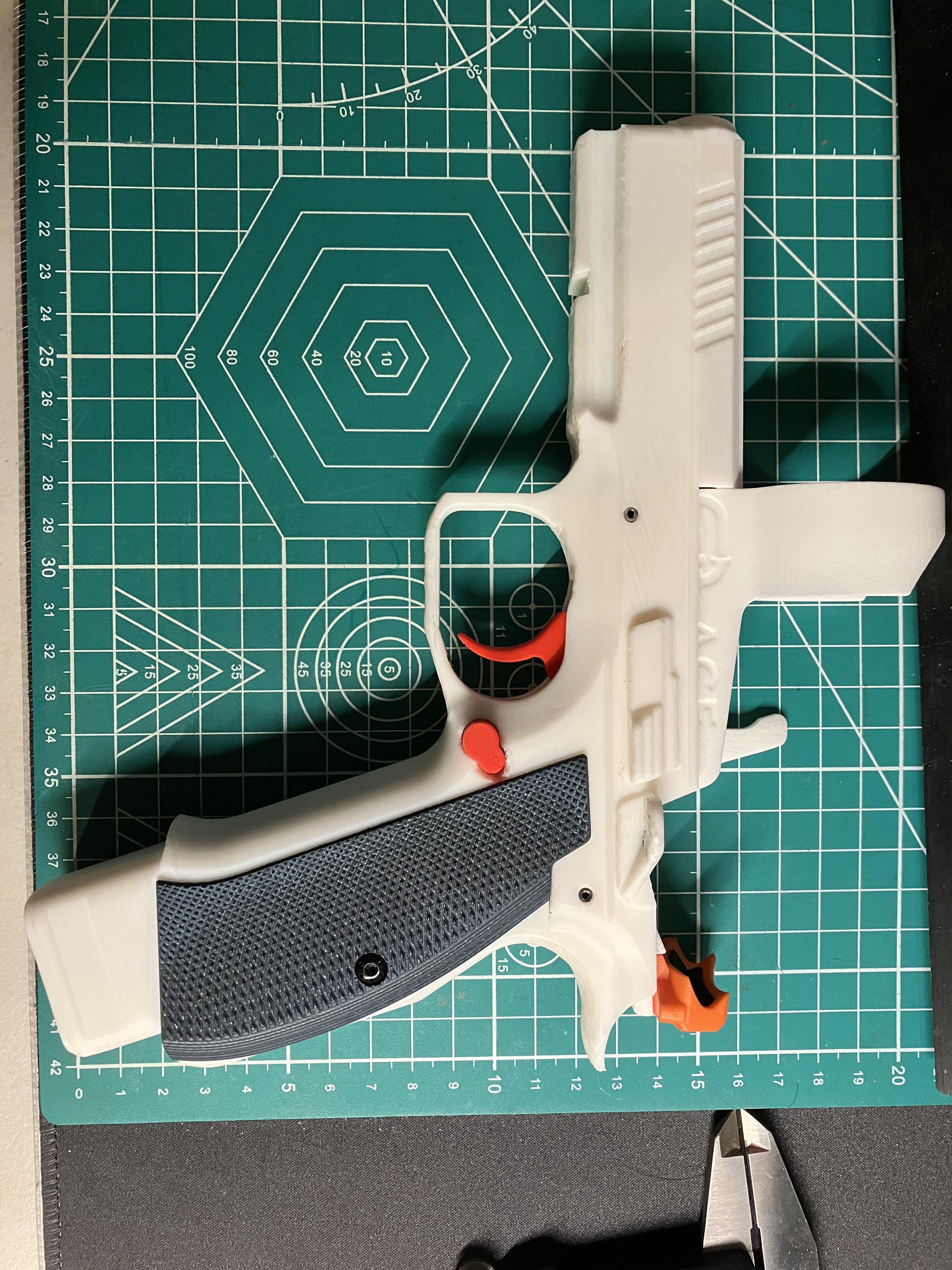 Modified CZ Shadow 2 grip module for ACE XR by Nerf Tips | Download ...