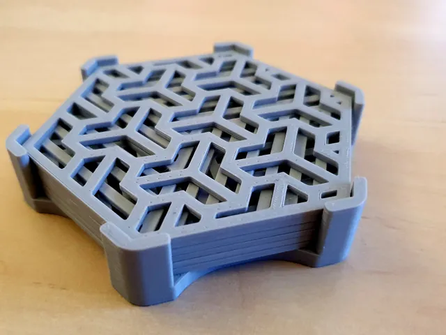 Hexagon coasters