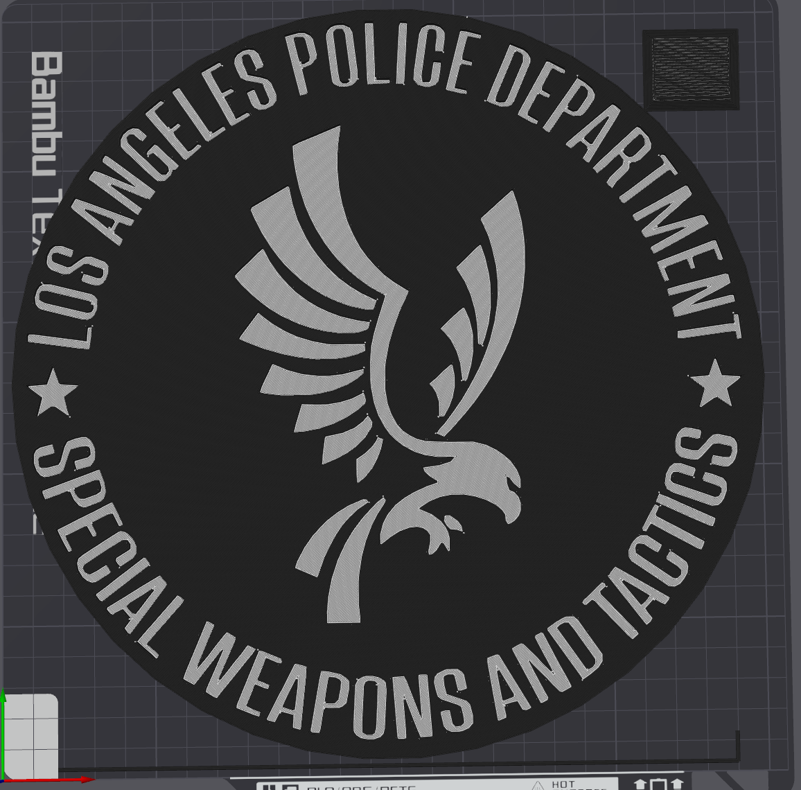 LAPD SWAT Logo by Limelight40 | Download free STL model | Printables.com