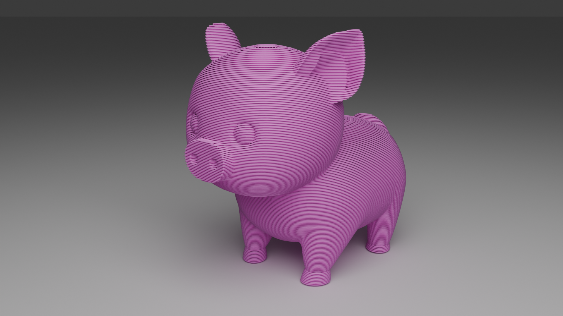Cute Pig Keychain