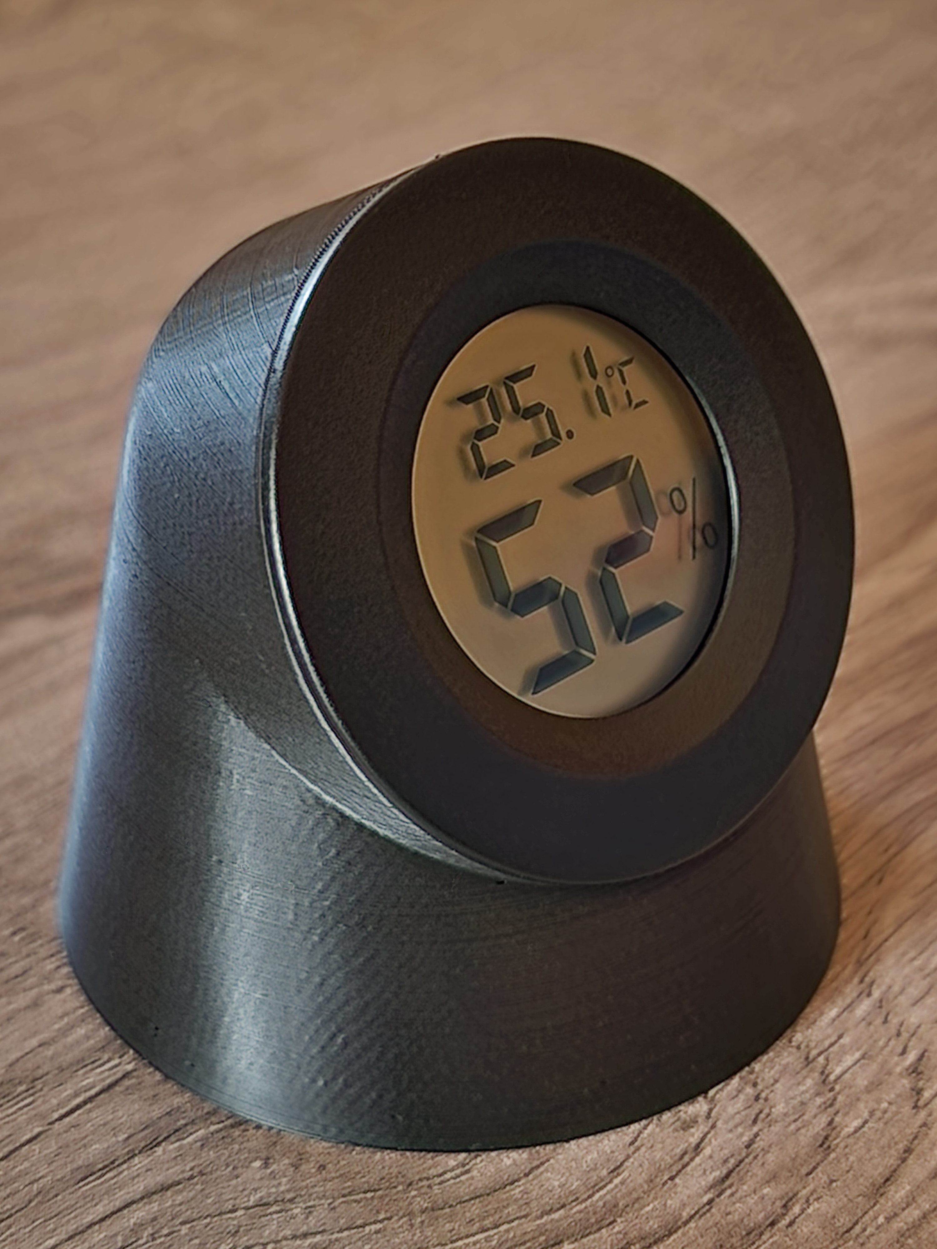 Hygrometer Halter Ständer Gehäuse Rund