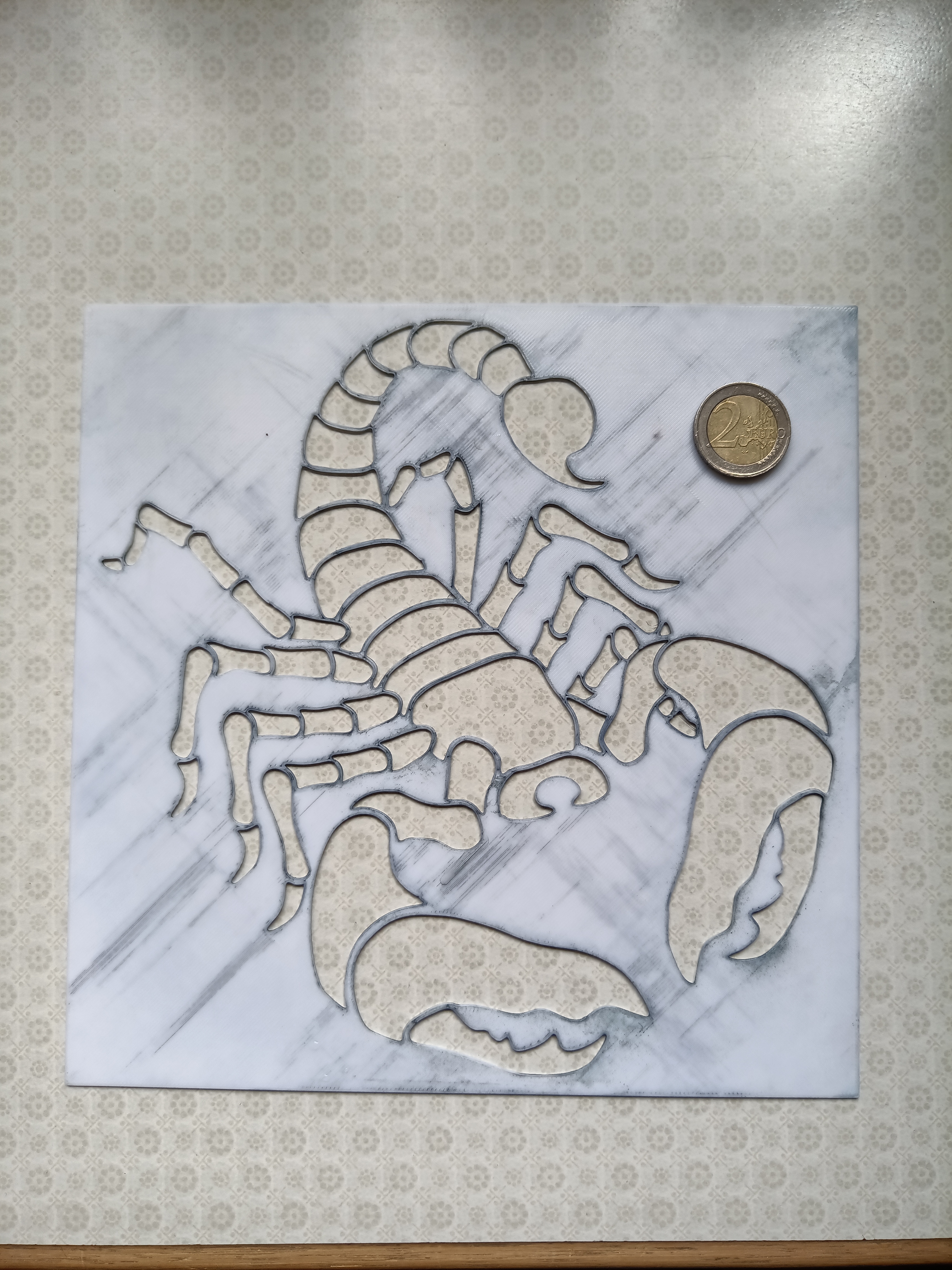 Skorpion Schablone