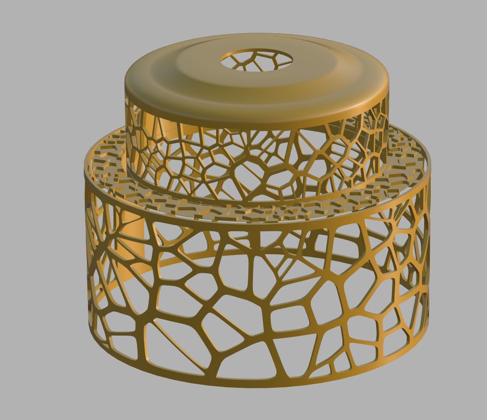 Lamp shade (voronoi)