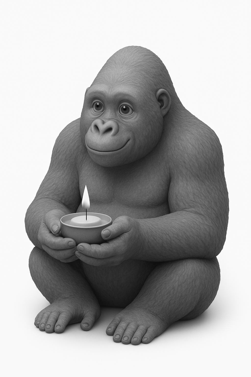Tea light Gorilla