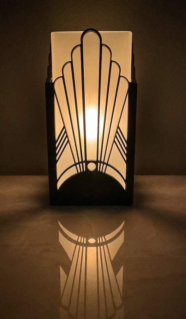 Art Deco Lampshade for GRÖNÖ lamp 1