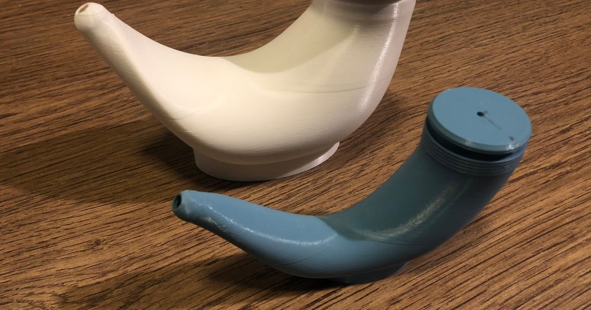 Sinus kettle, neti pot by zbysekvoda Download free STL model