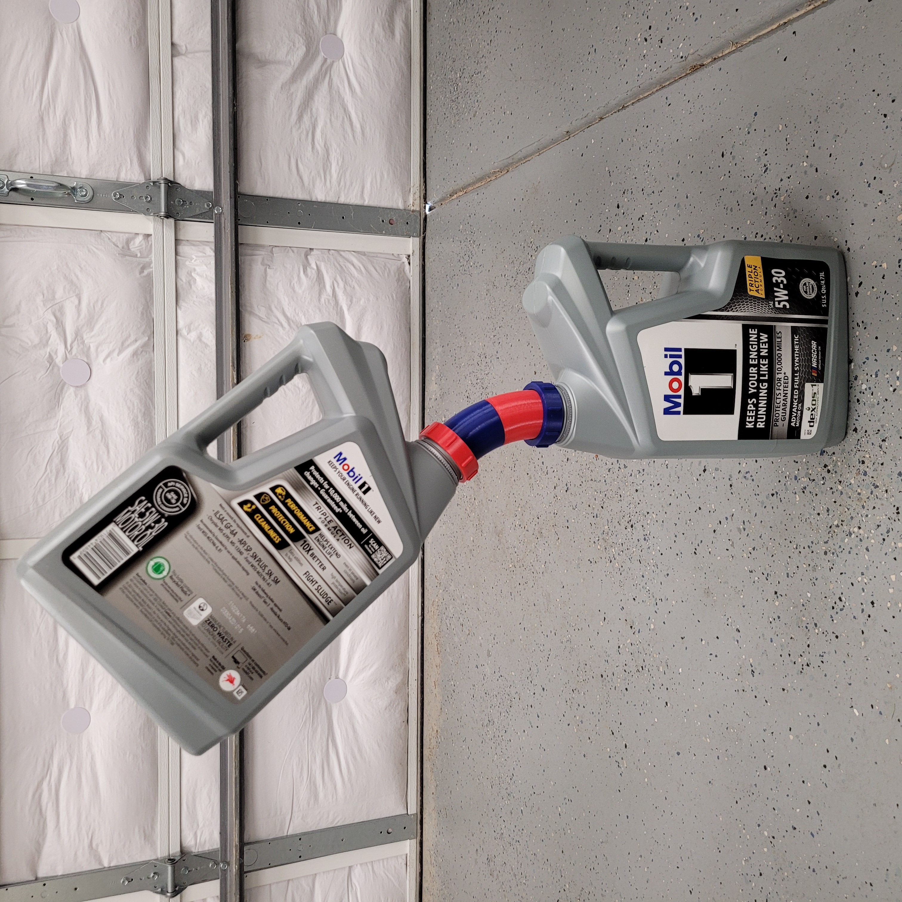 Mobile 1 Oil Bottle Drain Tube