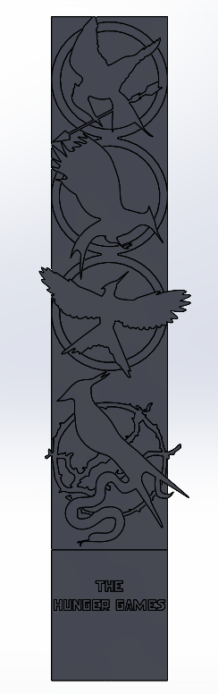 hunger games bookmark