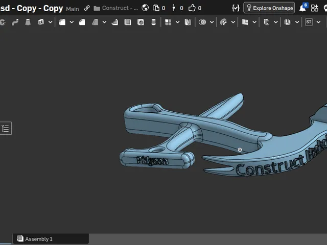 Construct Knockoff Keychain