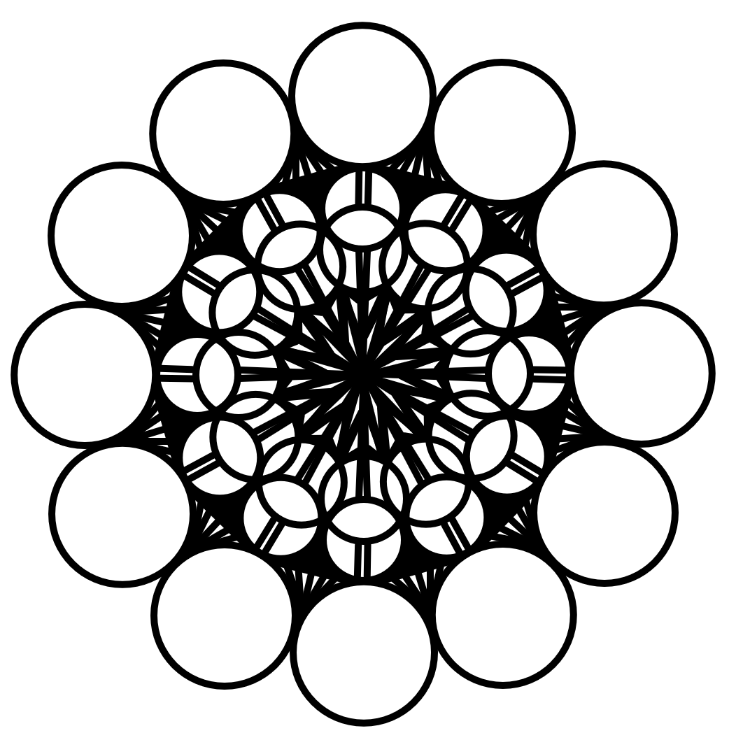 Mandala fan cover