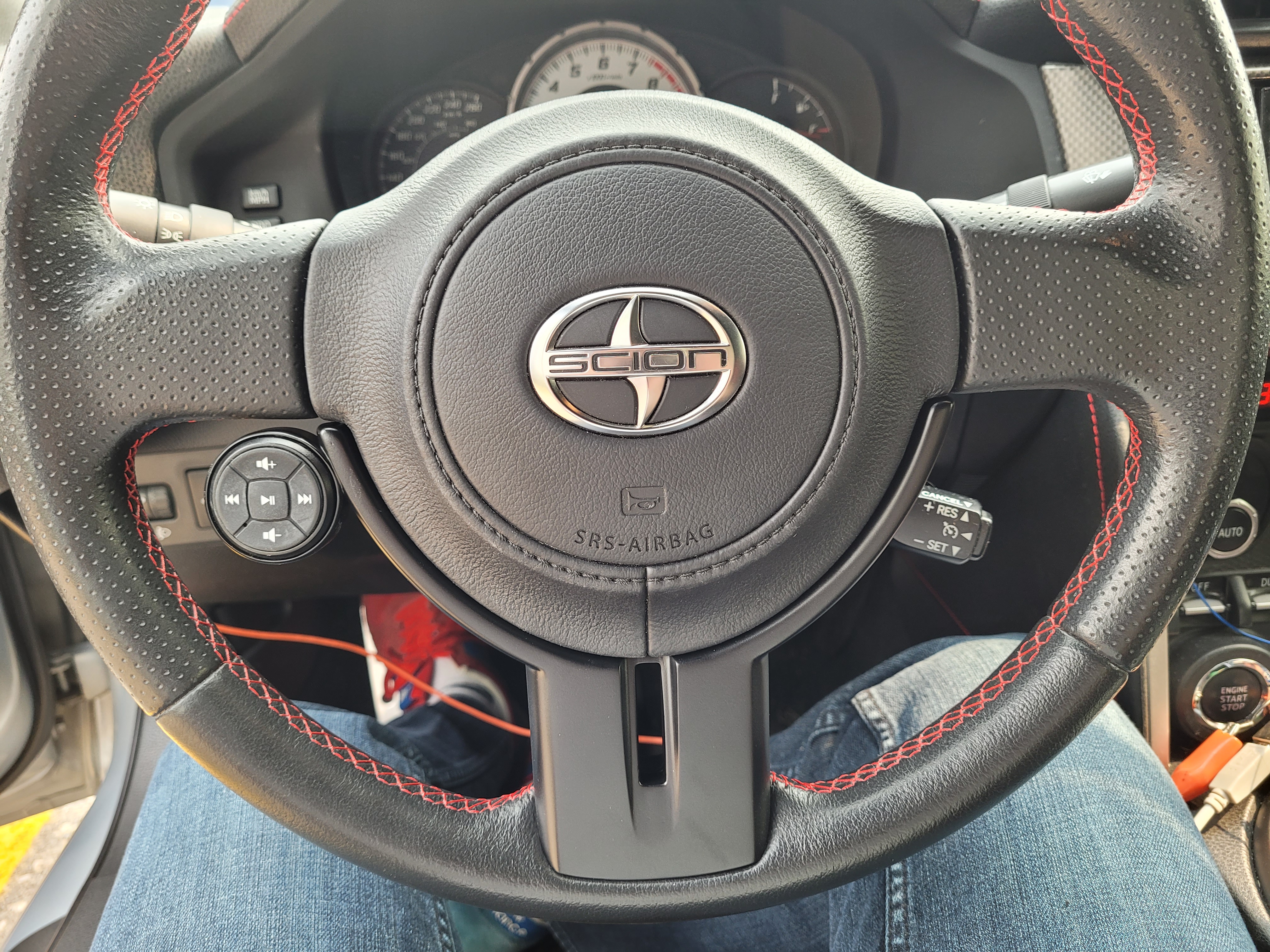 FR-S BRZ First Generation Steering Wheel Control Trim
