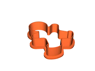 Gingerbread cookie cutter by Товарищ Шымон | Download free STL model ...