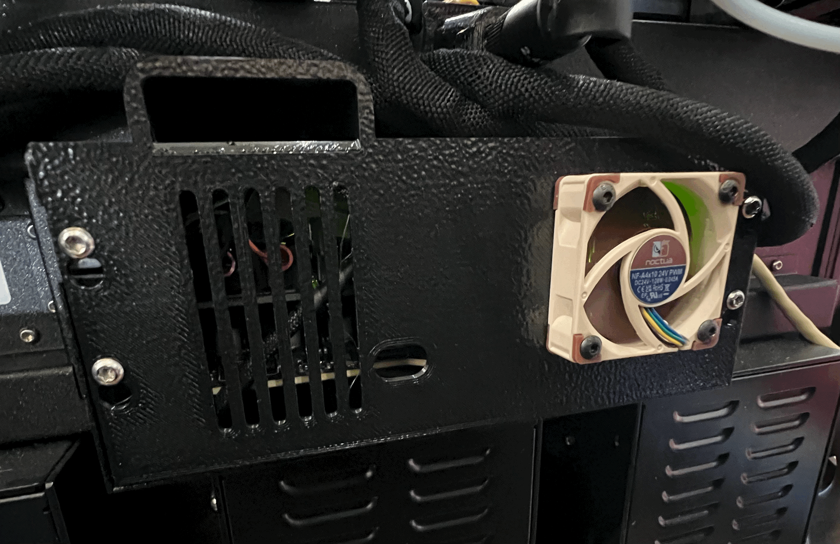 Super Easy Prusa XL Buddy Venting Cover with 24volt Noctua Fan