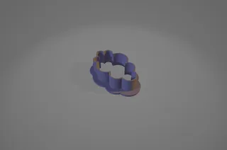 Carrot cookie cutter