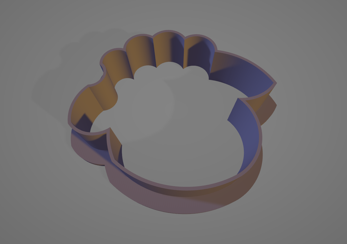 Sheep cookie cutter