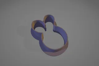 Rabbit cookie cutter