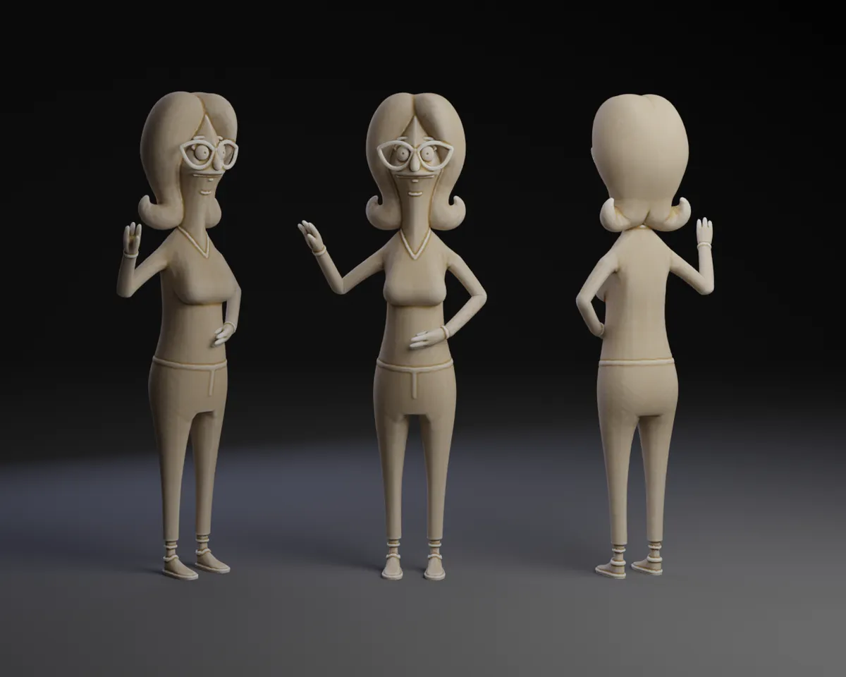 Linda Belcher : Bobs Burgers by Peter Farell | Download free STL model ...