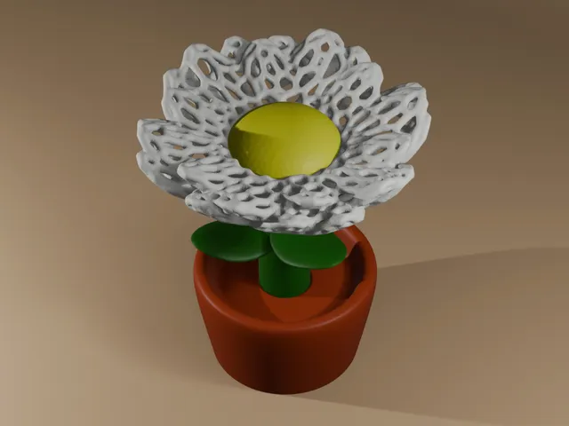 Multi Part Voronoi Daisy