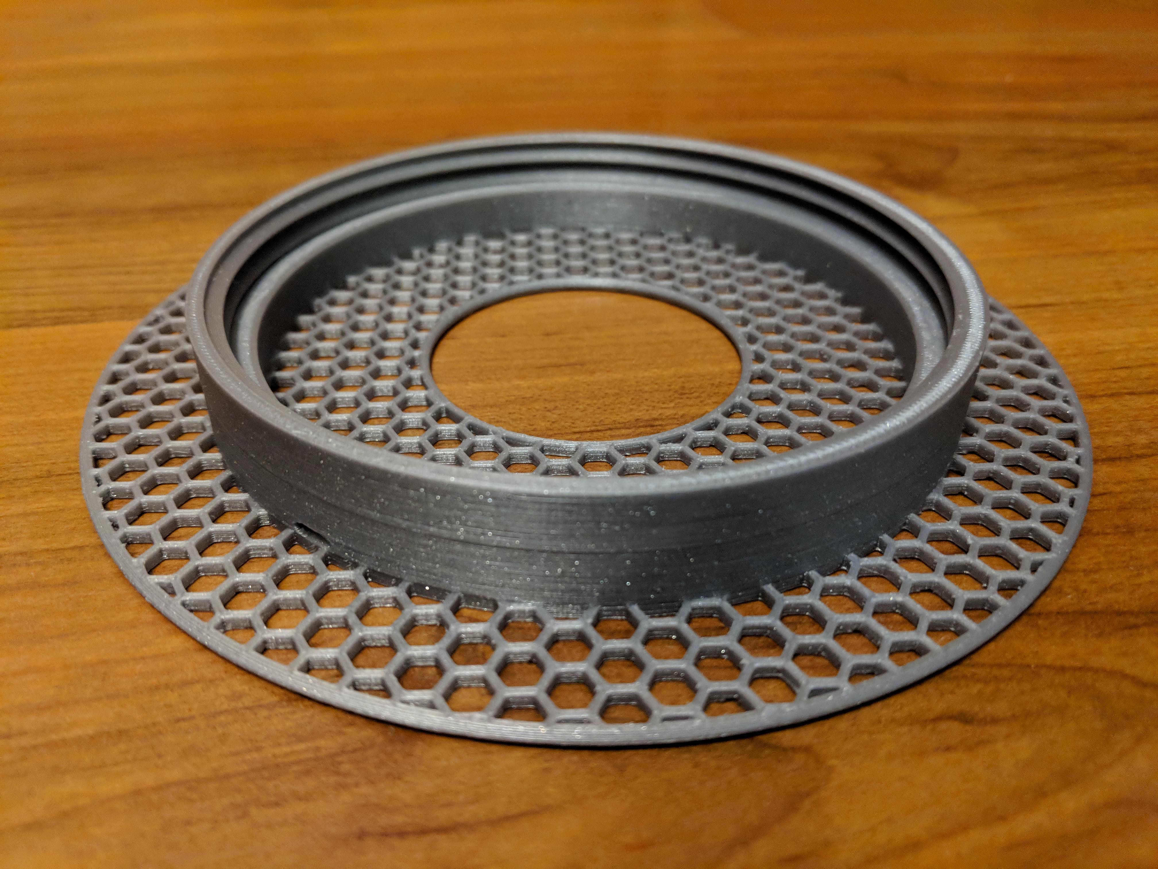 Miniatura 4 do modelo 3D Filament Sample Spool (honeycomb)