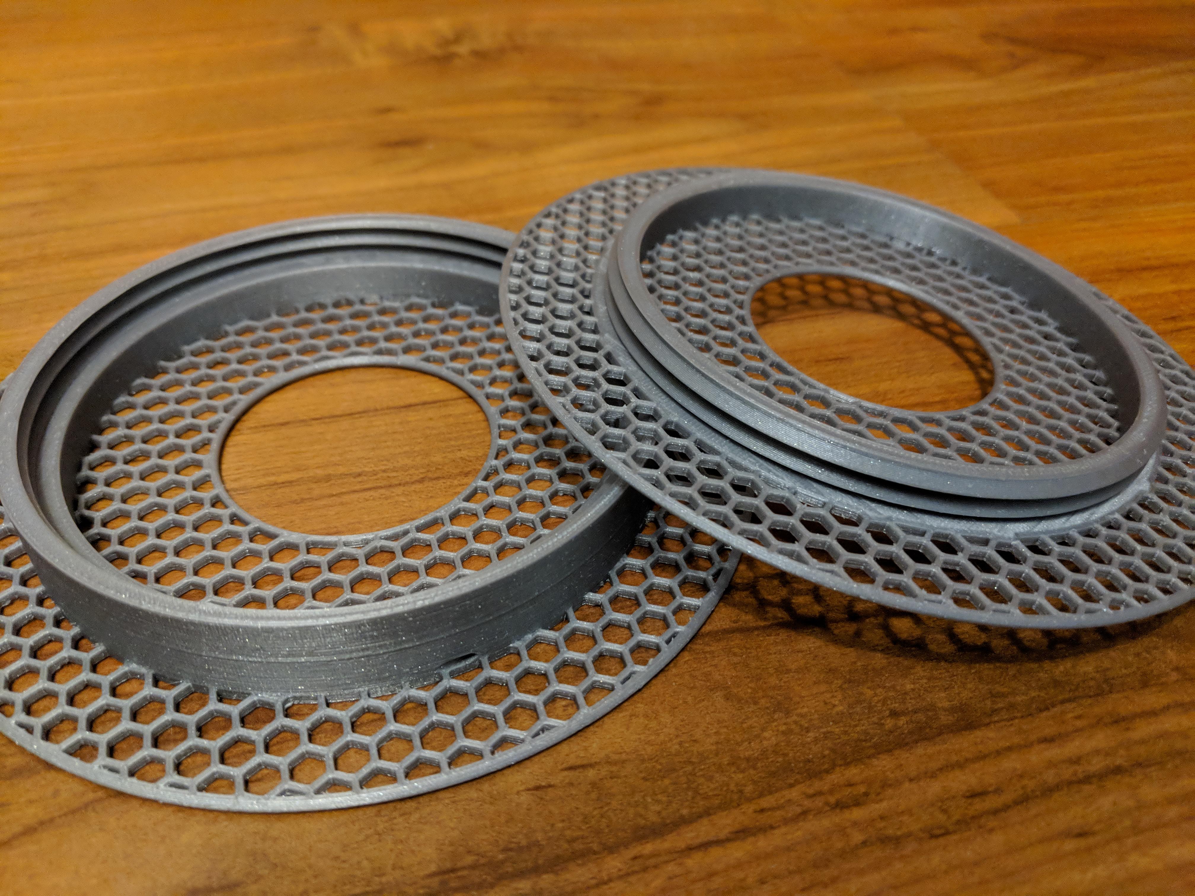 Miniatura 6 do modelo 3D Filament Sample Spool (honeycomb)