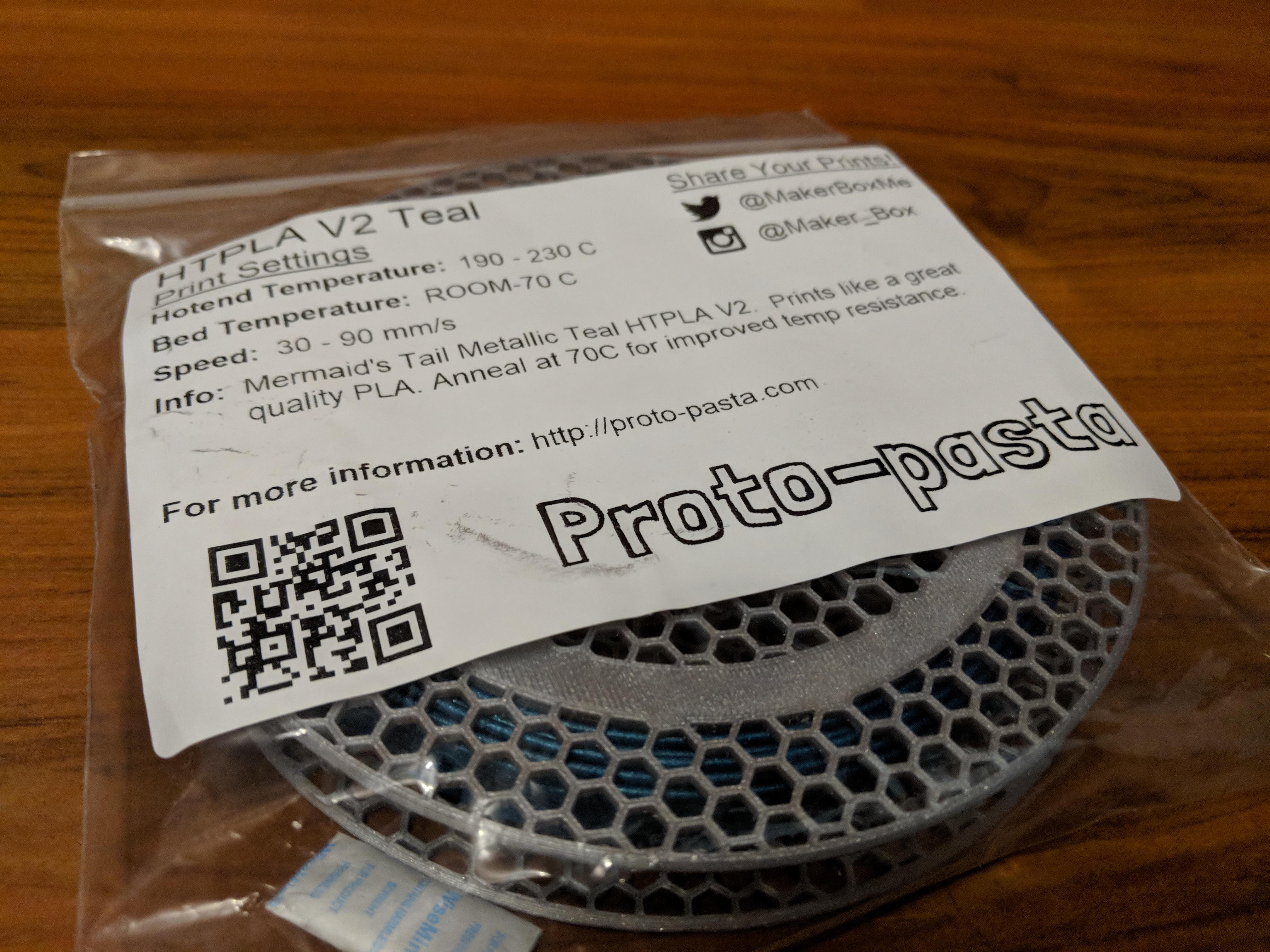Miniatura 7 do modelo 3D Filament Sample Spool (honeycomb)