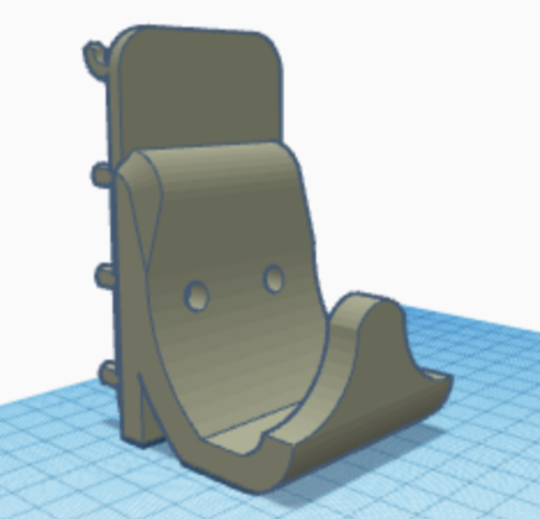 Miniatura 4 do modelo 3D PS5 Controller Pegboard Mount