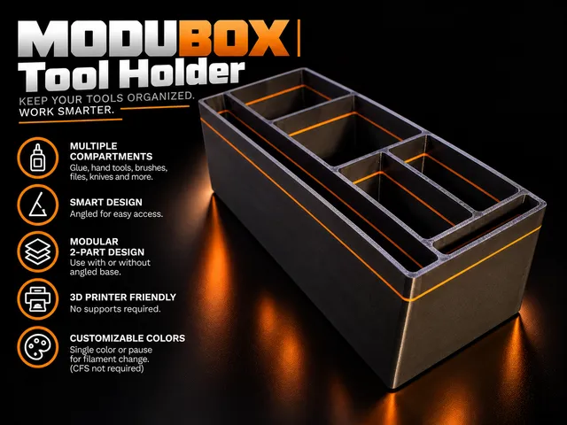 MODUBOX | 3D Print Tools Organizer