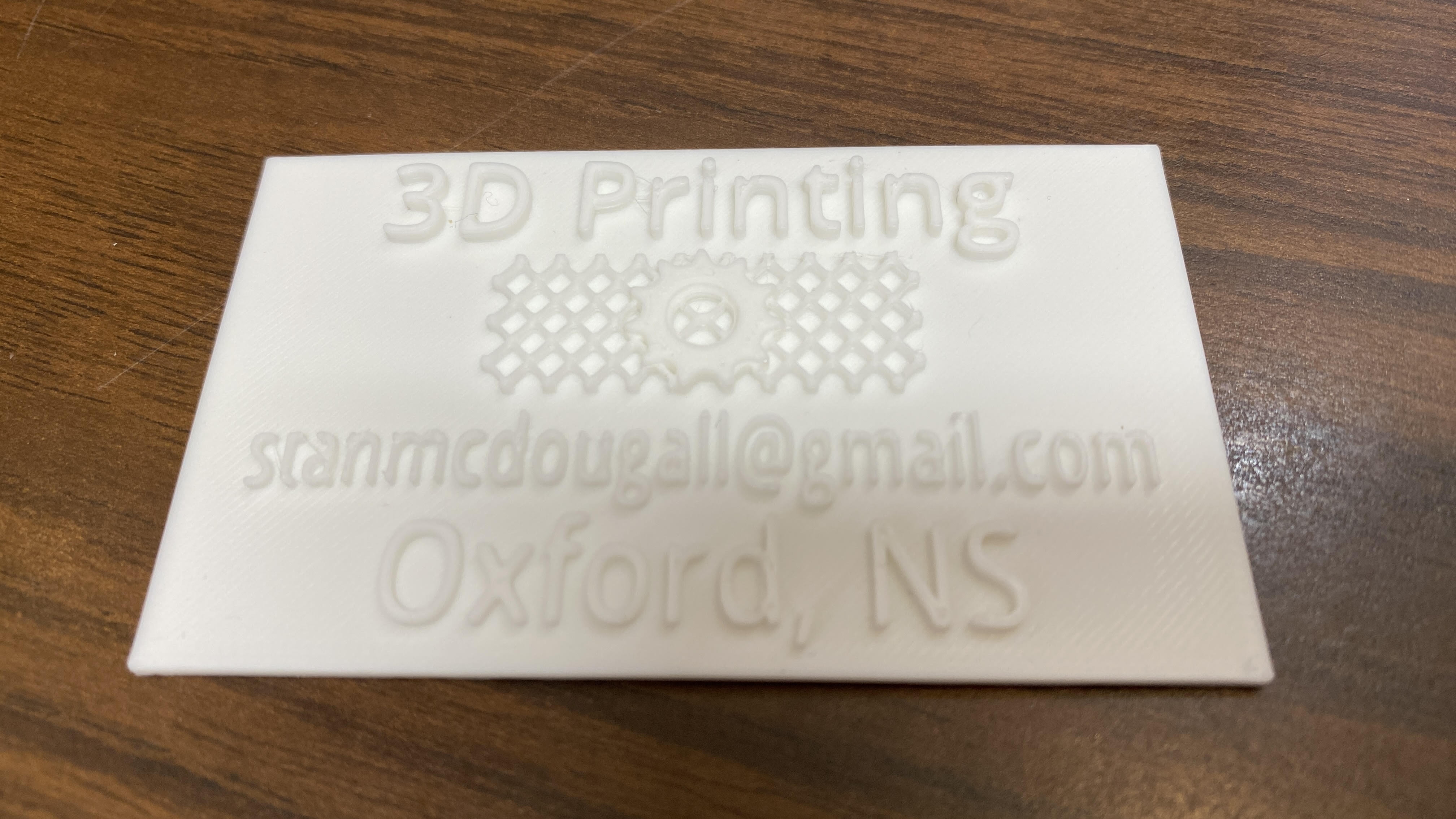 My Business Card By Stan3dprintsns Download Free STL Model 