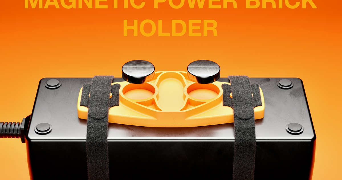 LTT Power Brick Holder Bracket Power Supply Cable Management