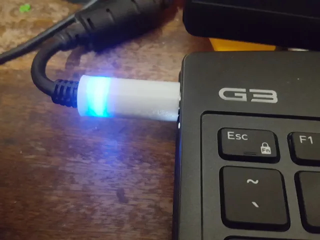 Dell power plug led diffuser.