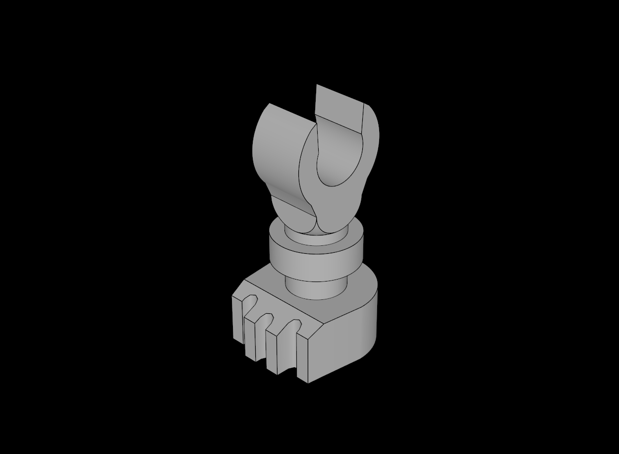 Lego Compatible (6266.dat) Minifig Skeleton Leg