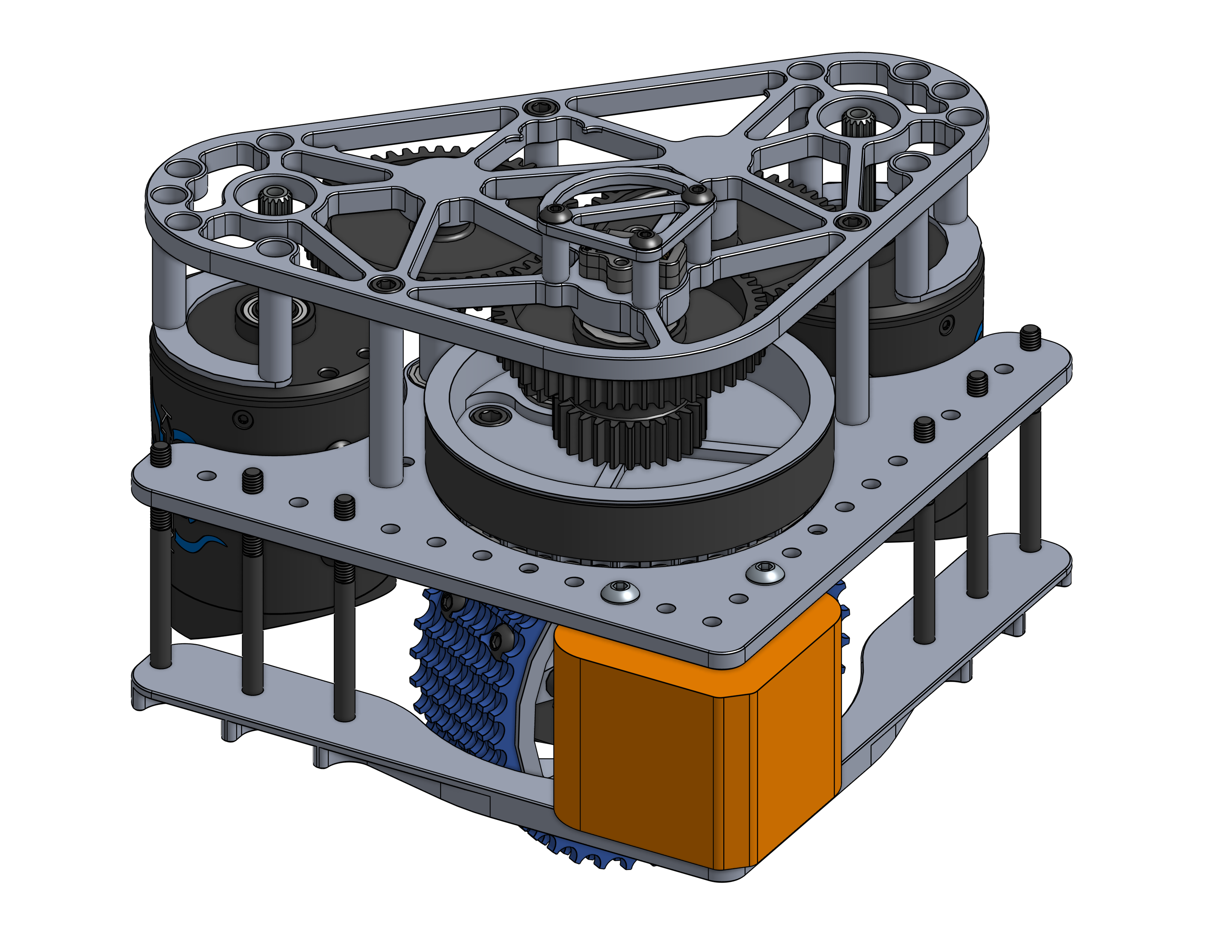 Swerve Drivetrain Frame 1/4